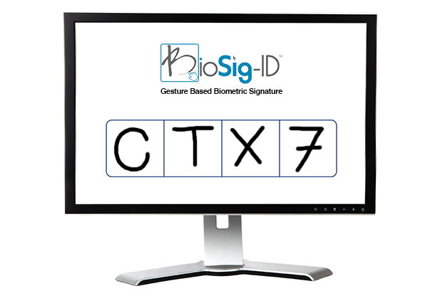 BioSig-ID Written password example.